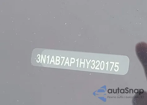 2017 Nissan Sentra Sv z USA, uszkodzony, nr VIN 3N1AB7AP1HY320175